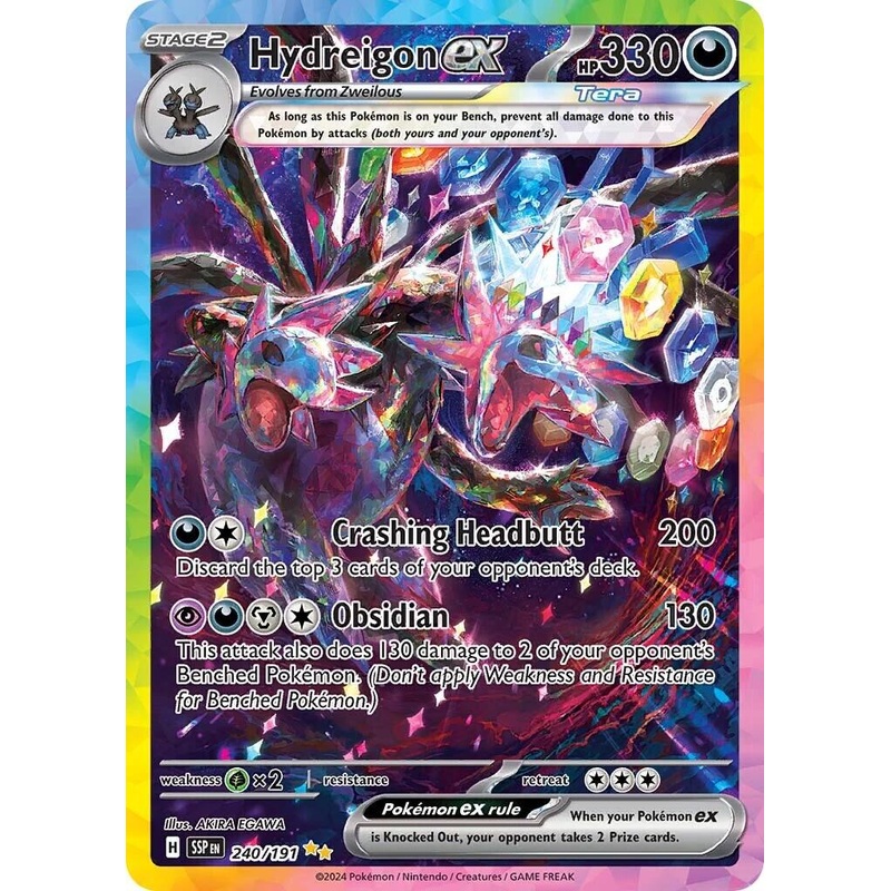 Hydreigon ex (240/191) [Scarlet & Violet: Surging Sparks]
