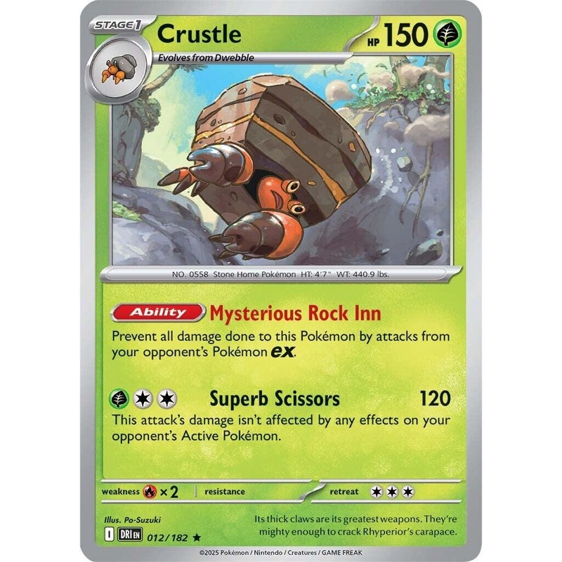 Crustle (012/182) [Scarlet & Violet: Destined Rivals]