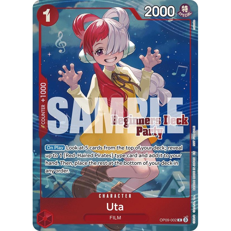 Uta (ST-23 – ST-28 Beginners Deck Party) [Winner] [One Piece Promotion Cards]