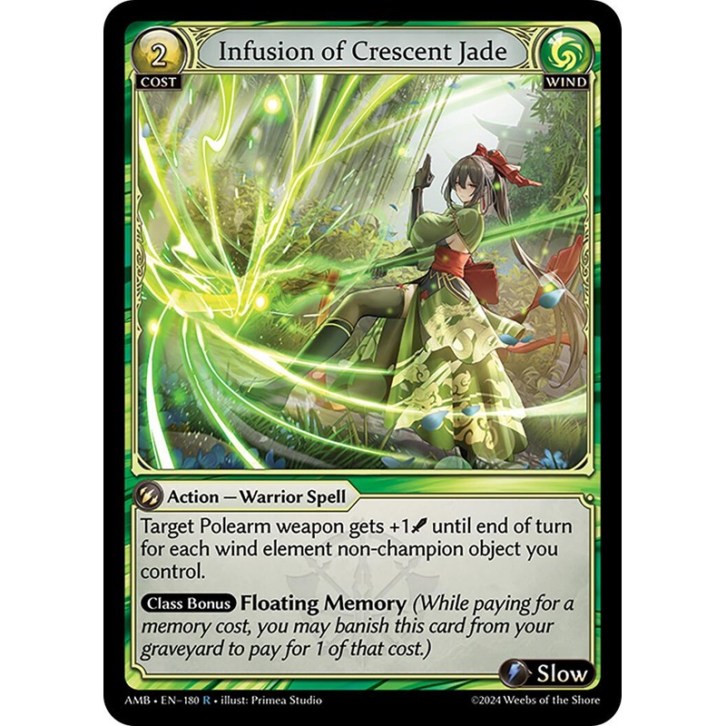 Infusion of Crescent Jade (180) [Mortal Ambition]