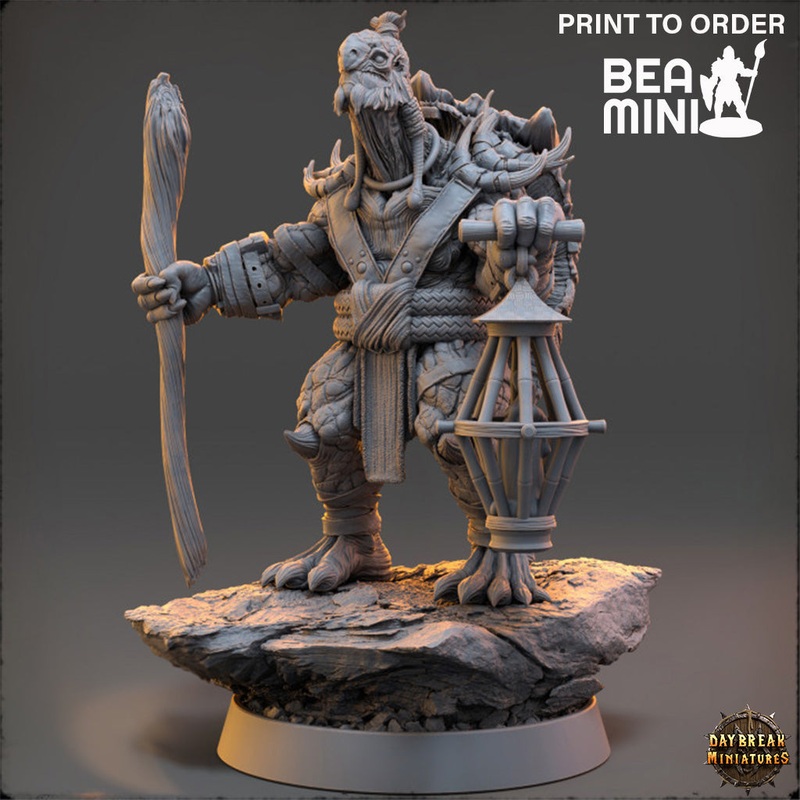 Ortlagus – The Praetorians of Shield Island | BeaMini Print to Order Miniatures