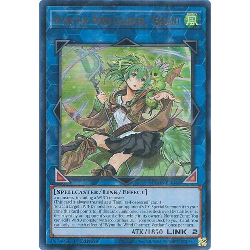 Wynn the Wind Charmer, Verdant (UR) [RA03-EN045] Ultra Rare