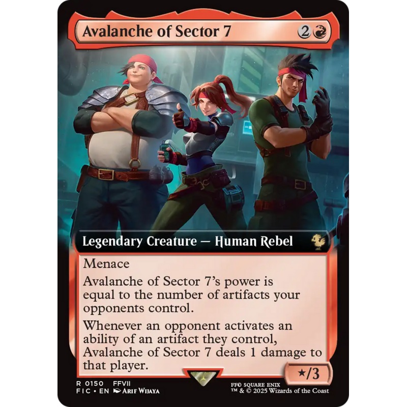 Avalanche of Sector 7 (Extended Art) [FINAL FANTASY Commander]