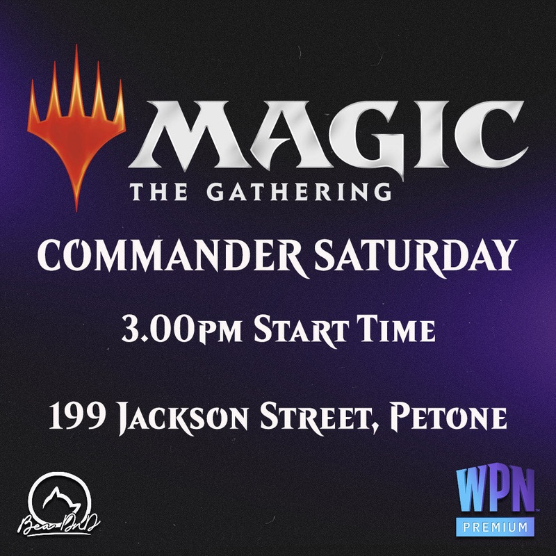 Commander Saturday 3rd August ticket