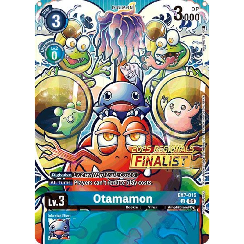 Otamamon [EX7-015] (2025 Regionals Finalist) [Digimon LIBERATOR Promos]