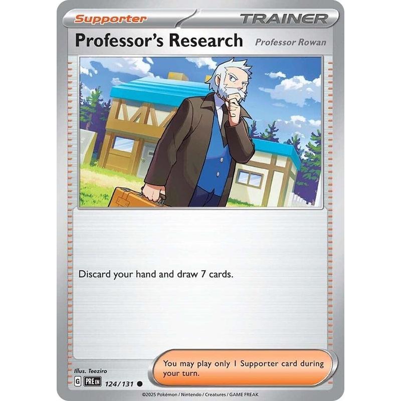 Professor’s Research (124/131) [Professor Rowan] [Scarlet & Violet: Prismatic Evolutions]