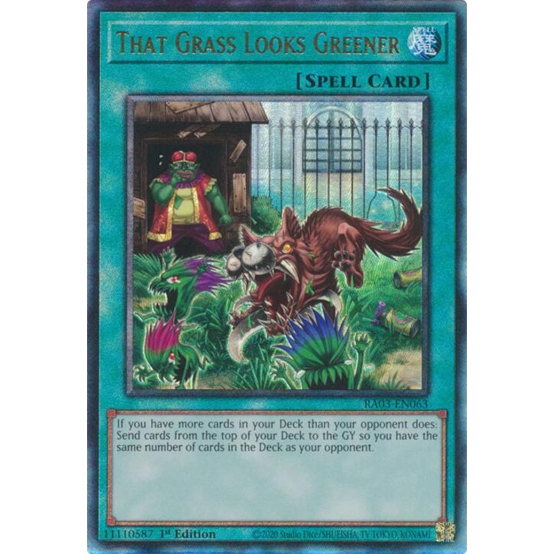 That Grass Looks Greener (UTR) [RA03-EN063] Prismatic Ultimate Rare