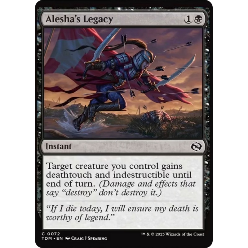 Alesha’s Legacy [Tarkir: Dragonstorm]