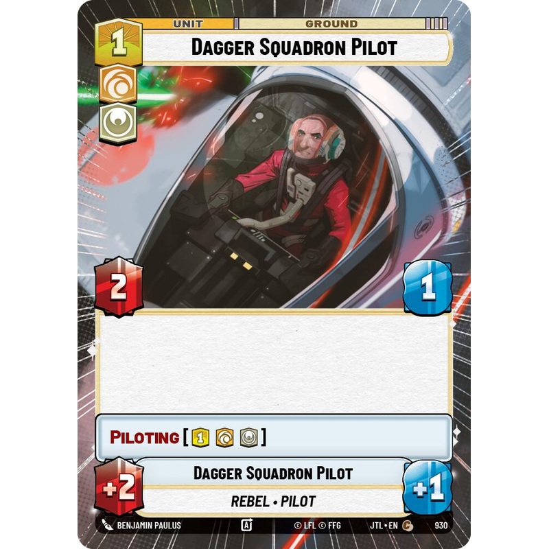 Dagger Squadron Pilot (930) (Hyperspace Foil) (930) [Jump to Lightspeed]