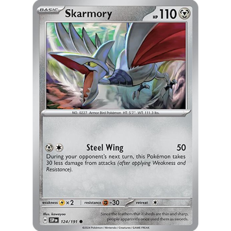 Skarmory (124/191) [Scarlet & Violet: Surging Sparks]