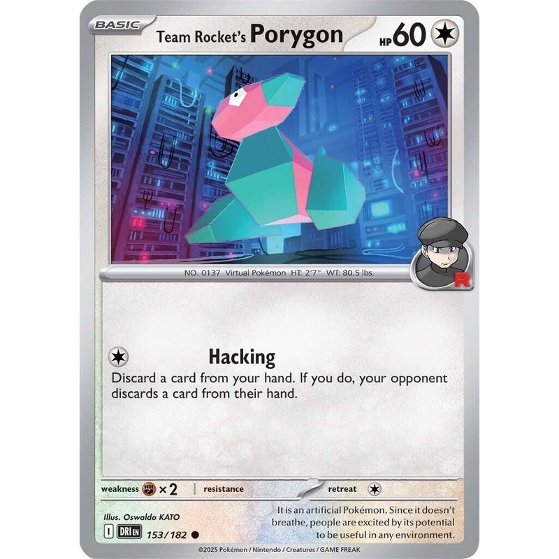 Team Rocket’s Porygon (153/182) [Scarlet & Violet: Destined Rivals]