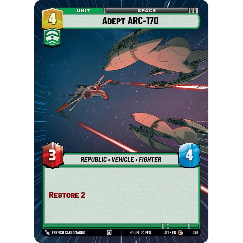 Adept ARC-170 (376) (Hyperspace) (376) [Jump to Lightspeed]