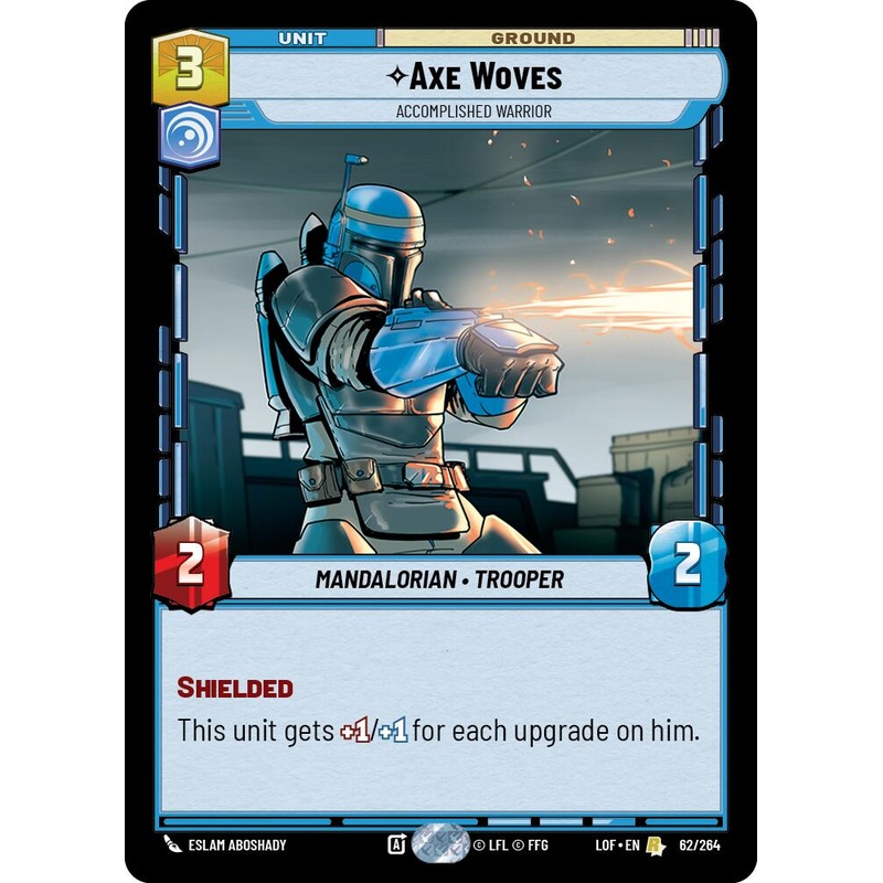 Axe Woves – Accomplished Warrior (62/264) (62/264) [Legends of the Force]