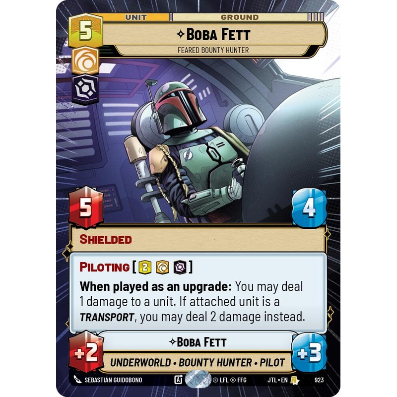 Boba Fett – Feared Bounty Hunter (923) (Hyperspace Foil) (923) [Jump to Lightspeed]