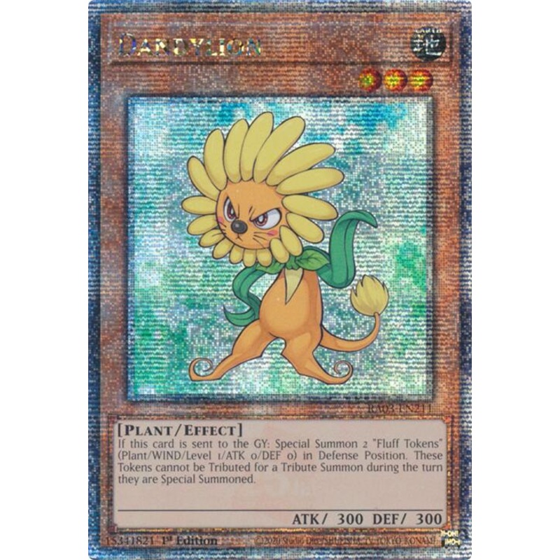 Dandylion (Quarter Century Secret Rare) [RA03-EN211] Quarter Century Secret Rare