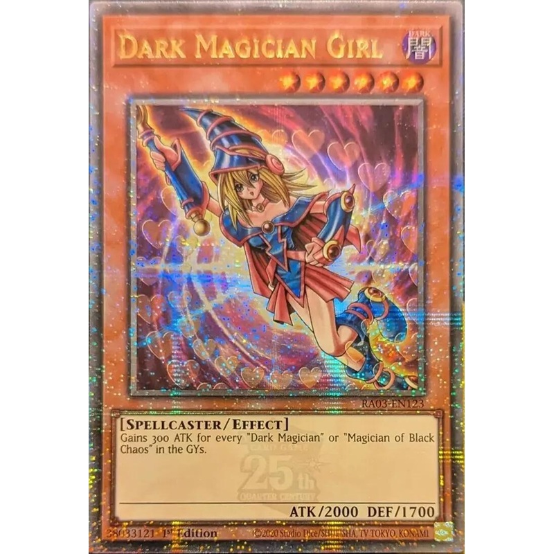 Dark Magician Girl (Quarter Century Secret Rare) (C) [RA03-EN123] Quarter Century Secret Rare