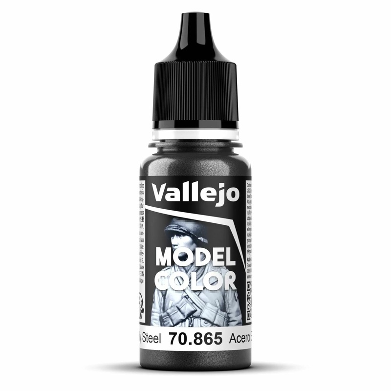 Vallejo Model Colour – Oily Steel (Single Bottle 18ml)
