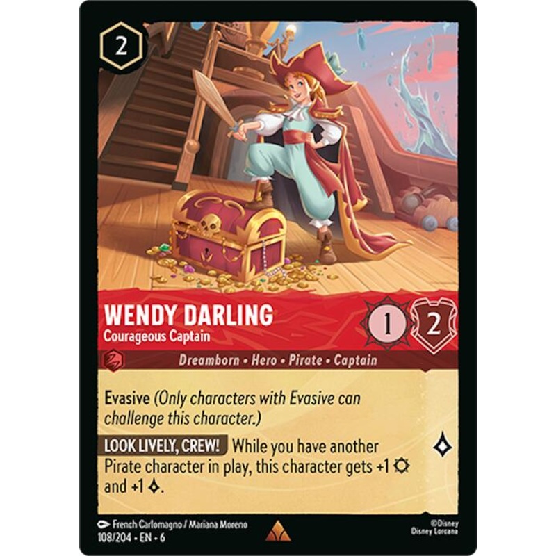 Wendy Darling – Courageous Captain (108/204) [Azurite Sea]