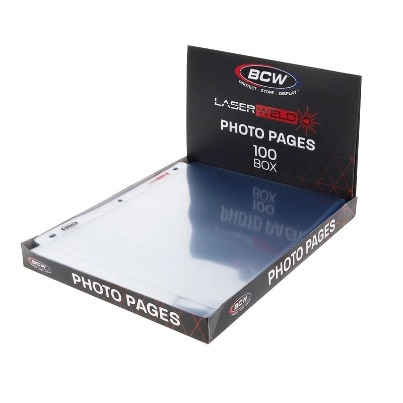 BCW LaserWeld 8×10 Photo Page (100 CT. Box)