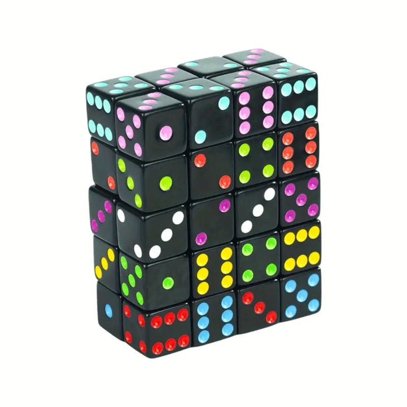 Dark Kaleidoscope D6 Dice (set of 9)