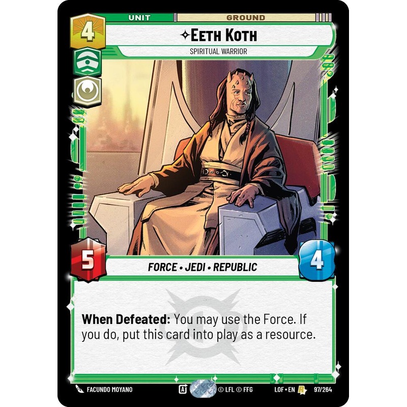 Eeth Koth – Spiritual Warrior (97/264) (97/264) [Legends of the Force]