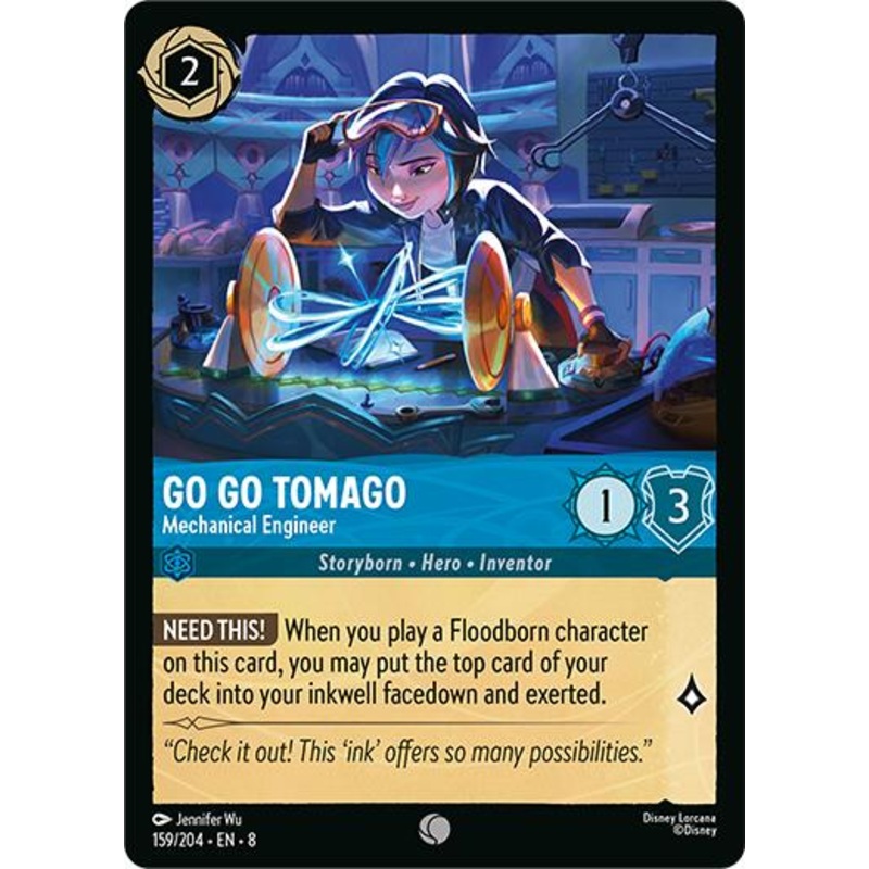 Go Go Tomago – Mechanical Engineer (159/204) [Reign of Jafar]