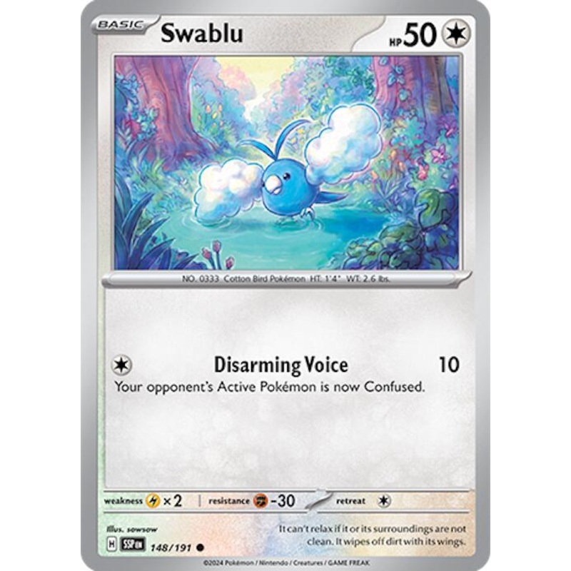 Swablu (148/191) [Scarlet & Violet: Surging Sparks]