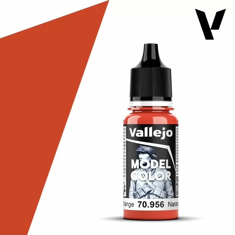 Vallejo Model Colour – Clear Orange (Single Bottle 18ml)