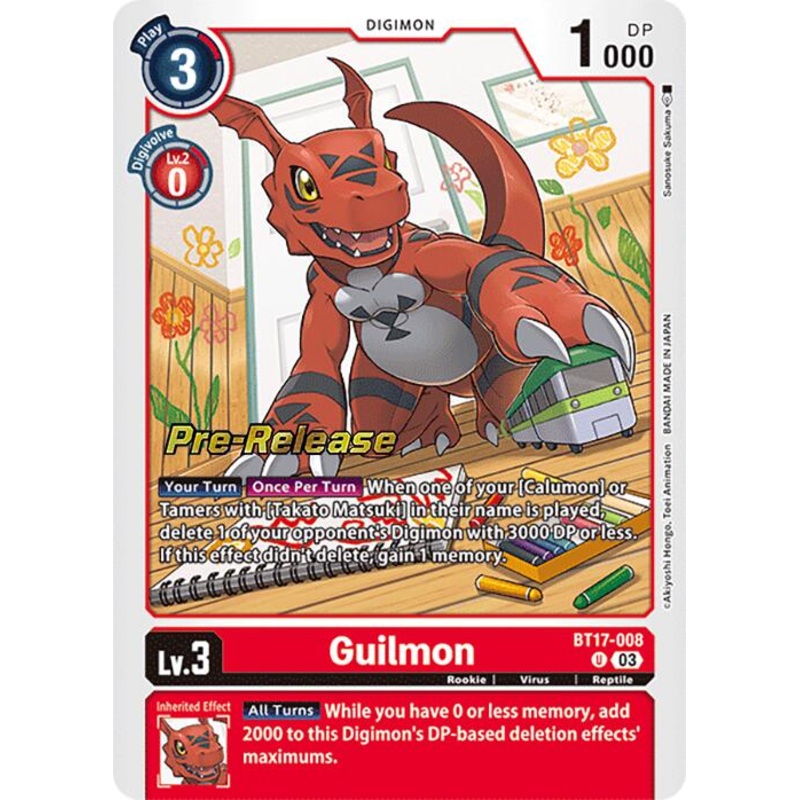 Guilmon [BT17-008] [Secret Crisis Pre-Release Cards]