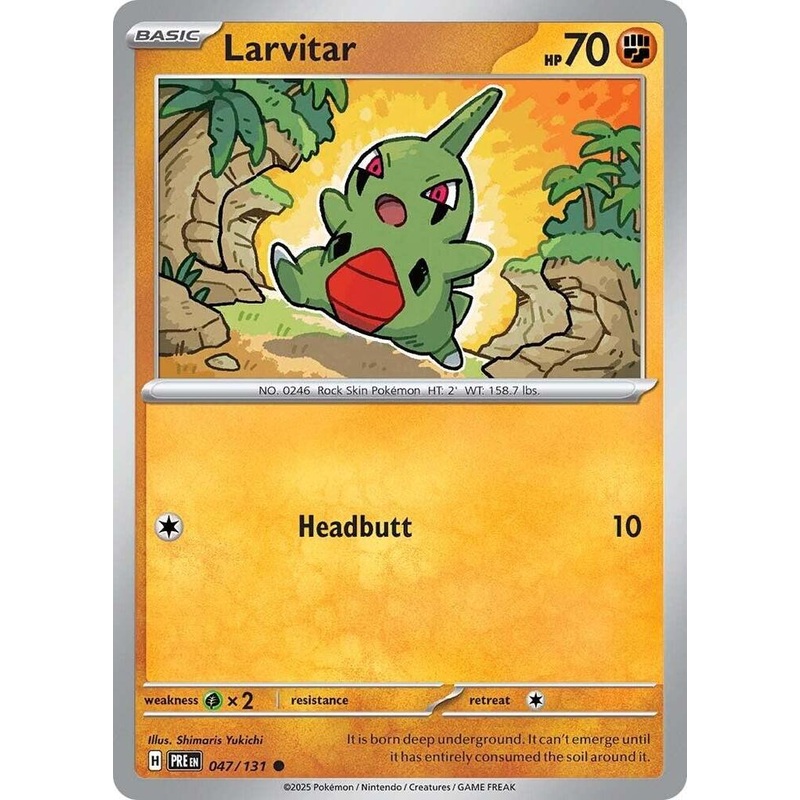 Larvitar (047/131) [Scarlet & Violet: Prismatic Evolutions]
