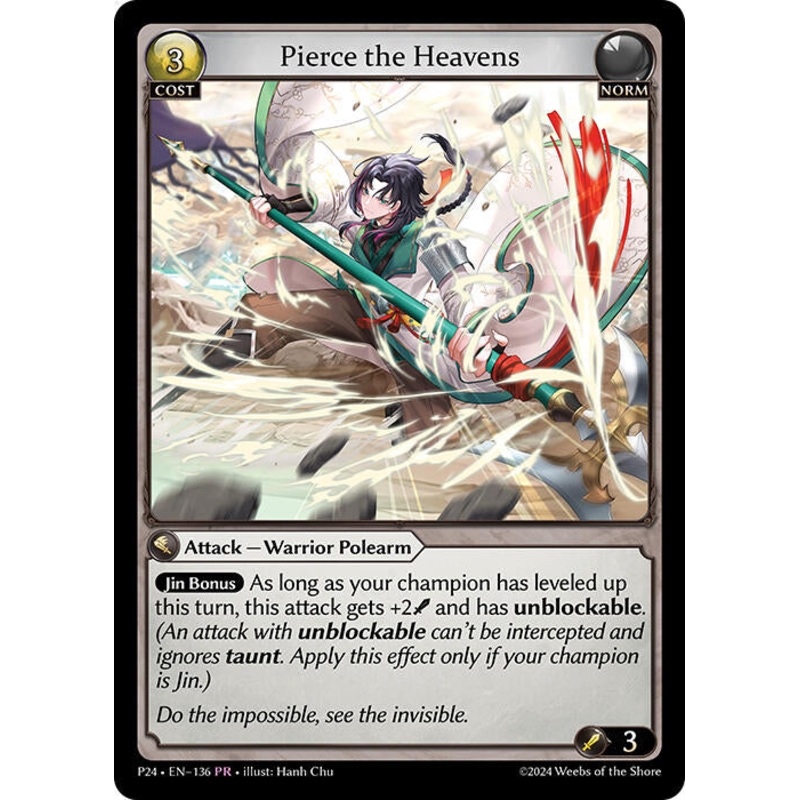 Pierce the Heavens (136) [Promotional Cards]