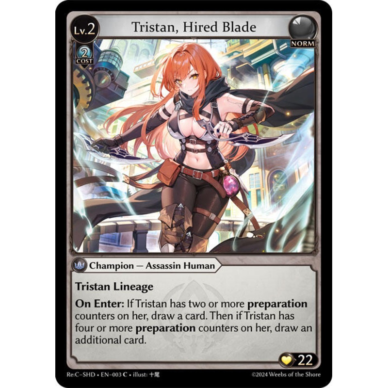Tristan, Hired Blade (003) [Tristan Re:Collection, Shadowdancer Lite]