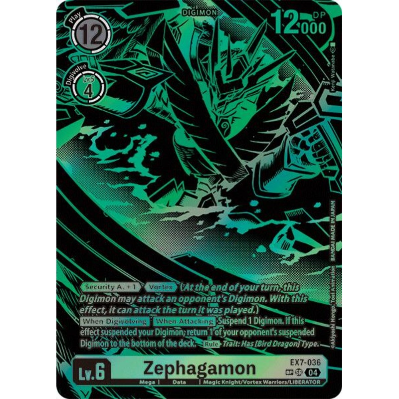 Zephagamon [EX7-036] (Textured) [Digimon LIBERATOR]