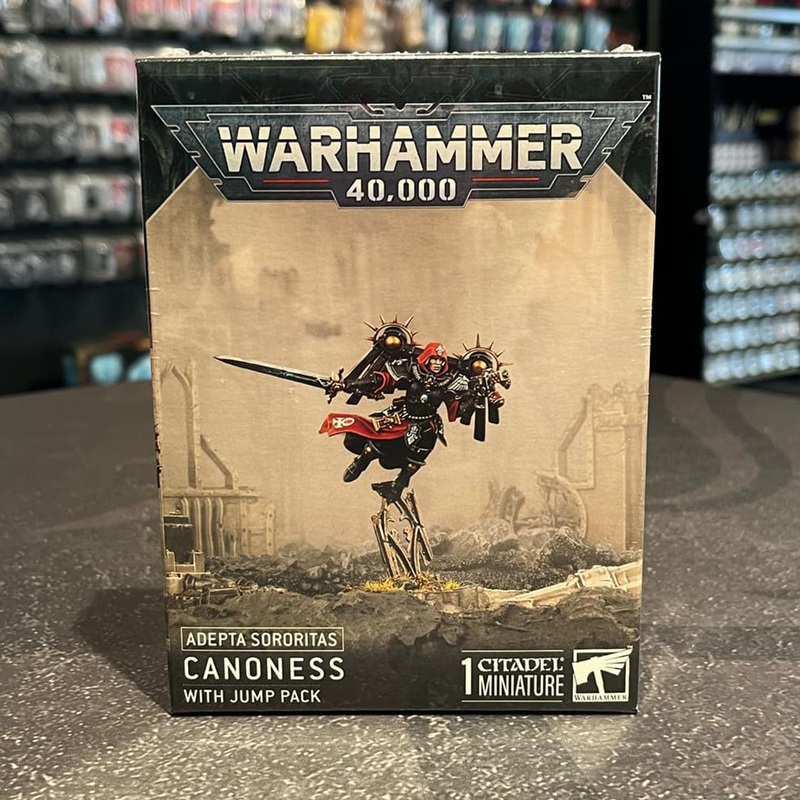 Adepta Sororitas: Canoness with Jump Pack – Warhammer 40,000