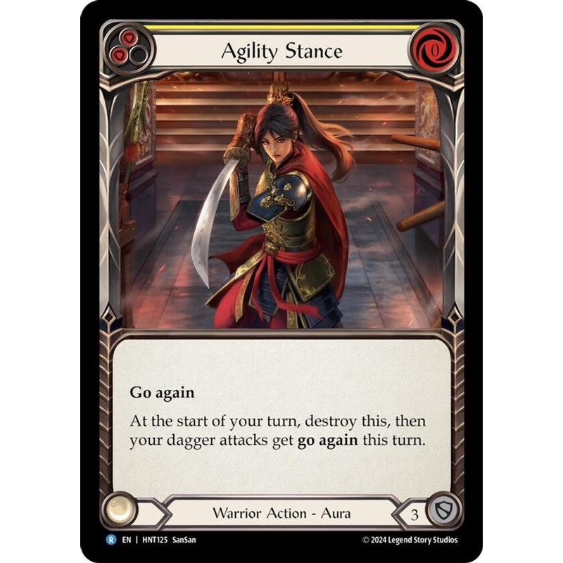 Agility Stance [HNT125] (The Hunted)  Rainbow Foil