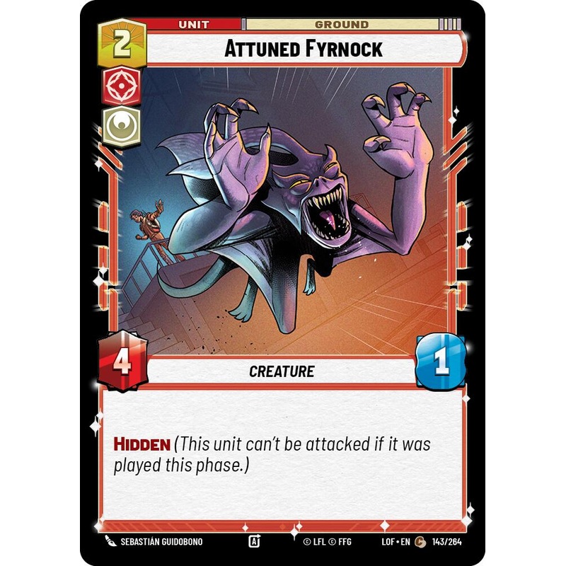 Attuned Fyrnock (143/264) (143/264) [Legends of the Force]