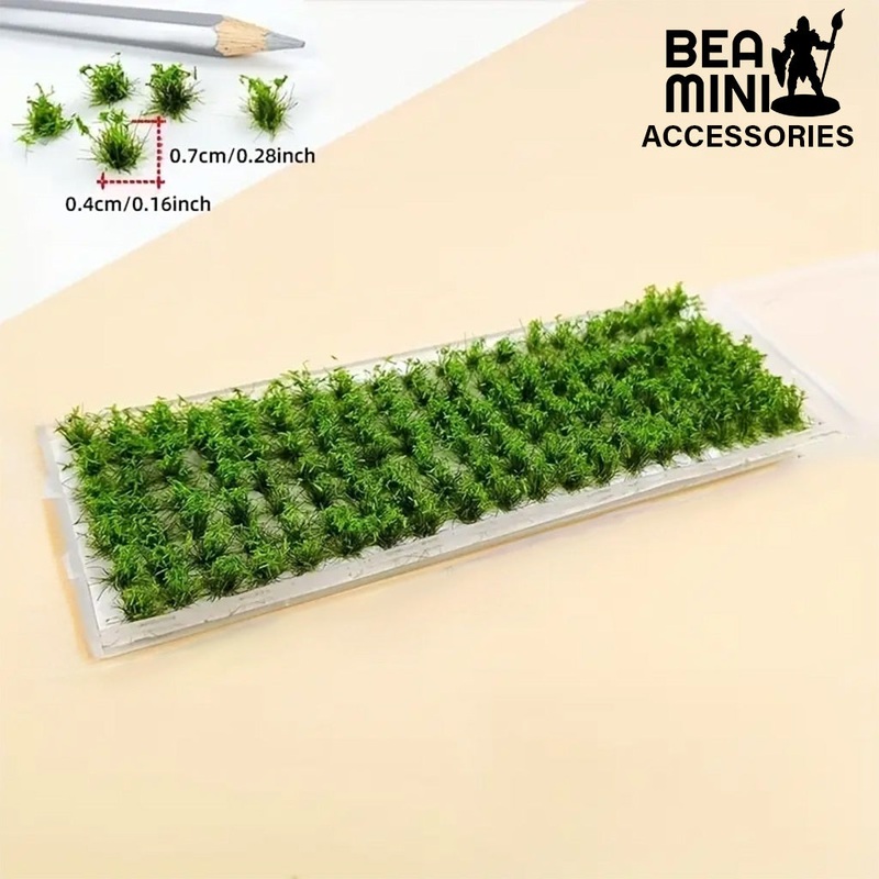 Bea Mini Basing Tufts – Deep Green 140 Tuft Pack
