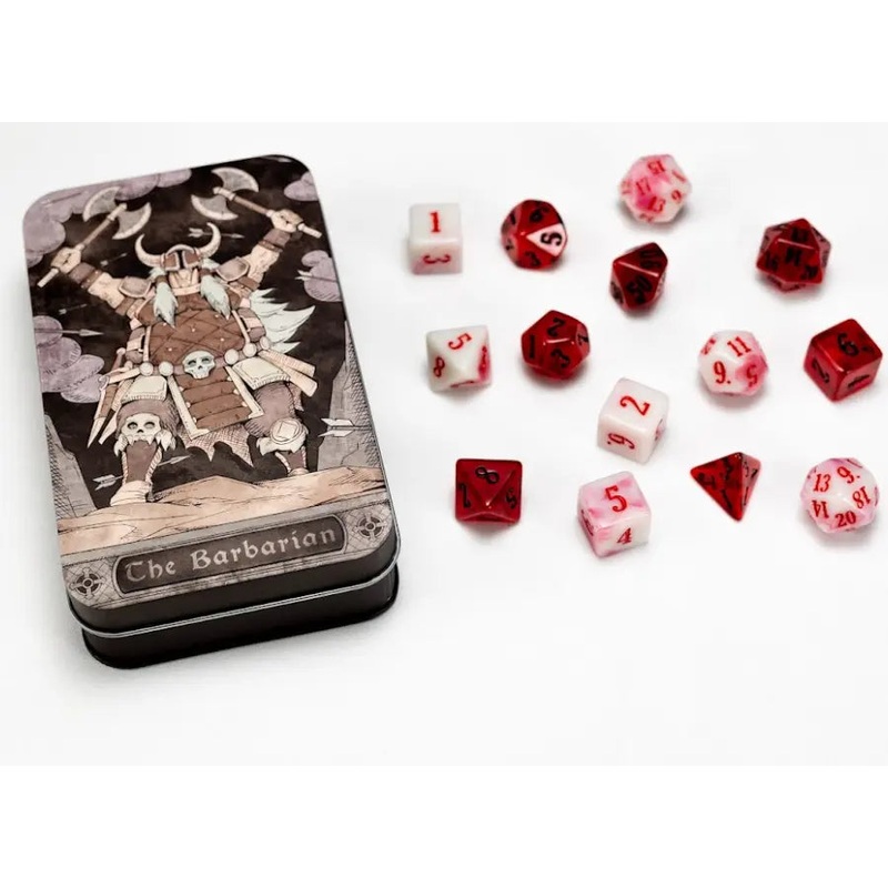 Beadle & Grimm’s Character Class Dice Sets – Barbarian