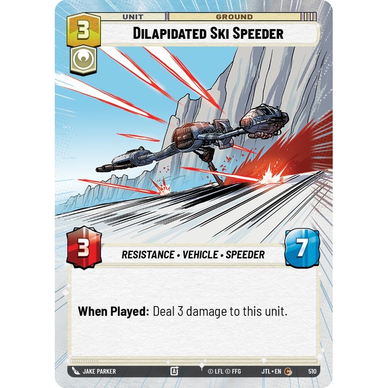 Dilapidated Ski Speeder (510) (Hyperspace) (510) [Jump to Lightspeed]