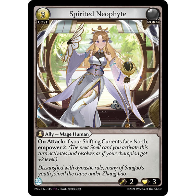 Spirited Neophyte (145) [Promotional Cards]