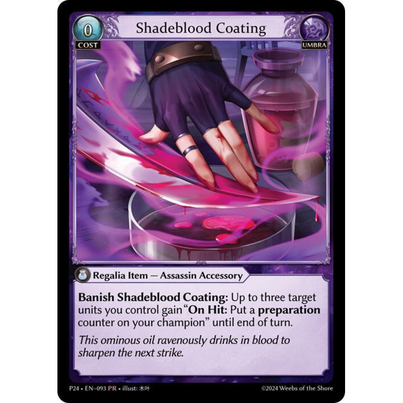 Shadeblood Coating (093) [Promotional Cards]