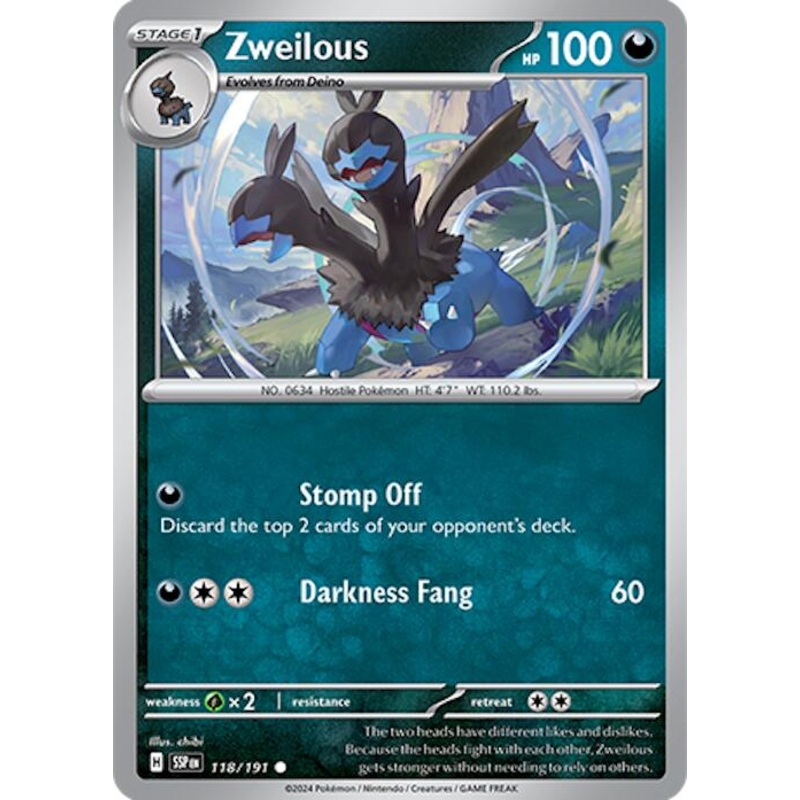 Zweilous (118/191) [Scarlet & Violet: Surging Sparks]