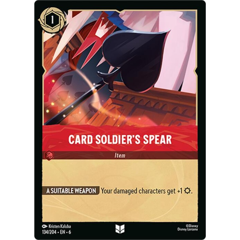 Card Soldier’s Spear (134/204) [Azurite Sea]