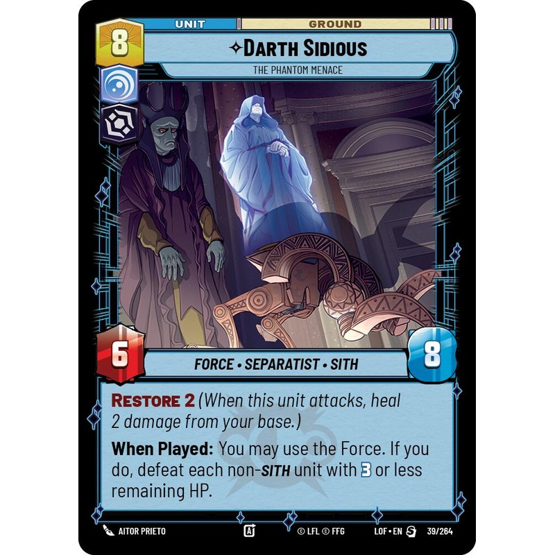 Darth Sidious – The Phantom Menace (39/264) (39/264) [Legends of the Force]