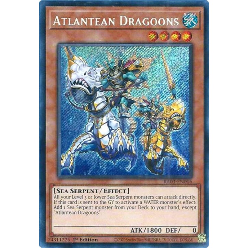 Atlantean Dragoons (Secret Rare) [RA03-EN006] Secret Rare