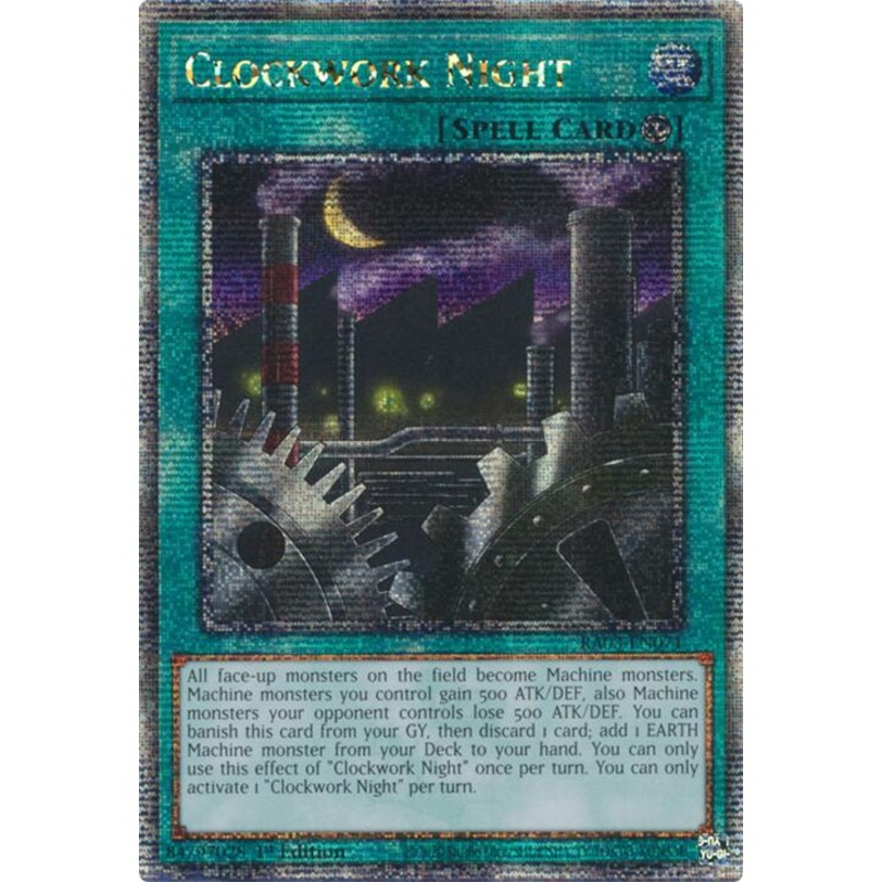 Clockwork Night (Quarter Century Secret Rare) [RA03-EN071] Quarter Century Secret Rare