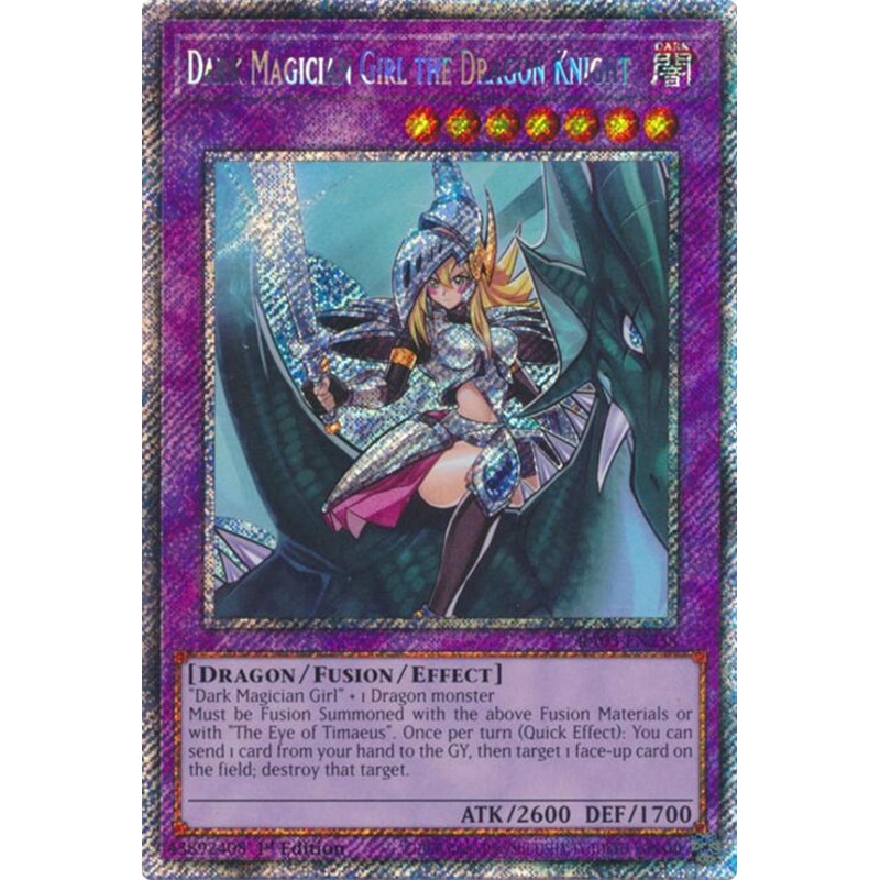 Dark Magician Girl the Dragon Knight (Platinum Secret Rare) [RA03-EN258] Platinum Secret Rare
