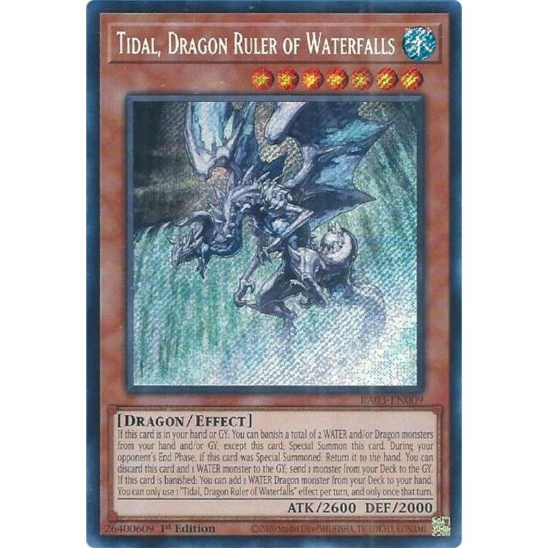Tidal, Dragon Ruler of Waterfalls (Secret Rare) [RA03-EN009] Secret Rare
