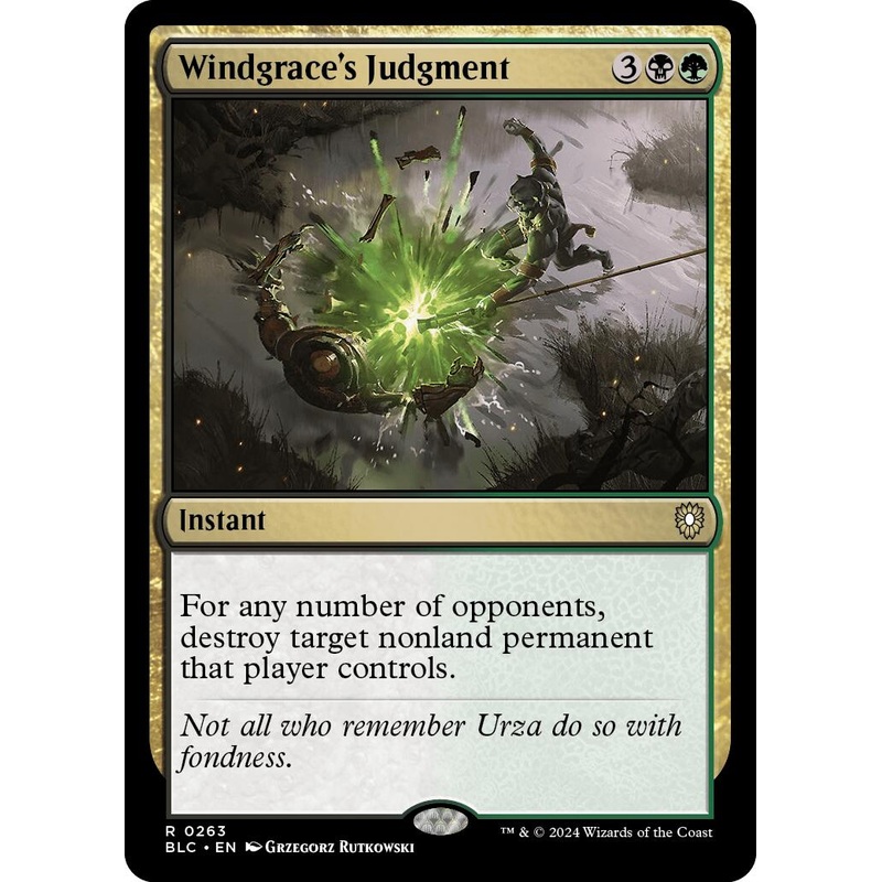 Windgrace’s Judgment [Bloomburrow Commander]