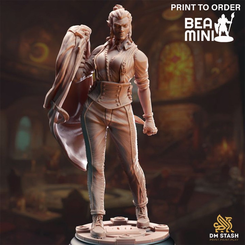 Goliath Boxer – Ygris “Darling” Skullsplitter | BeaMini Print to Order Miniatures